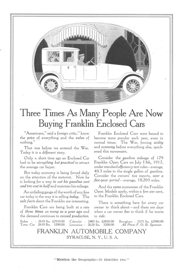 1917 Franklin 6
